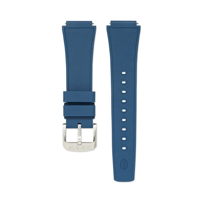 Blue Rubber Strap 20mm