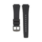 Black Rubber Strap 20mm