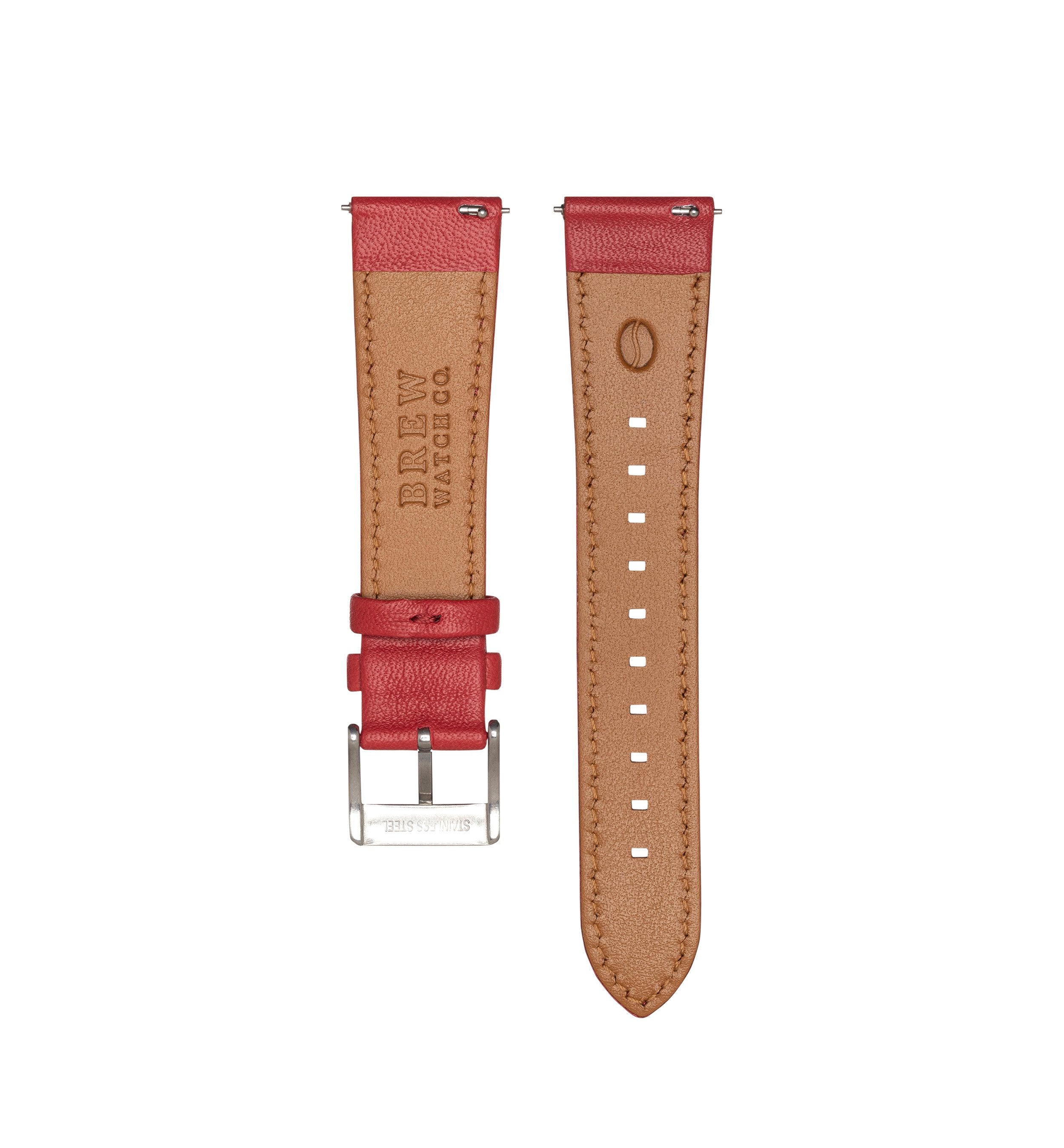 22mm leather strap best sale